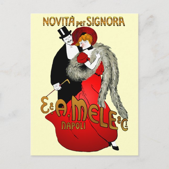 Lady in Red Postcard (Front)