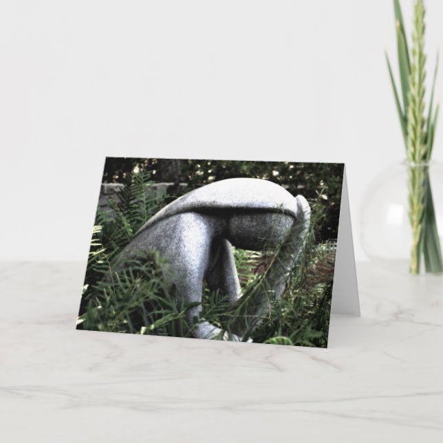 Lady in the Garden Card (Front)