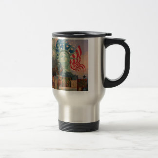 Lady in the Harbor. Travel Mug