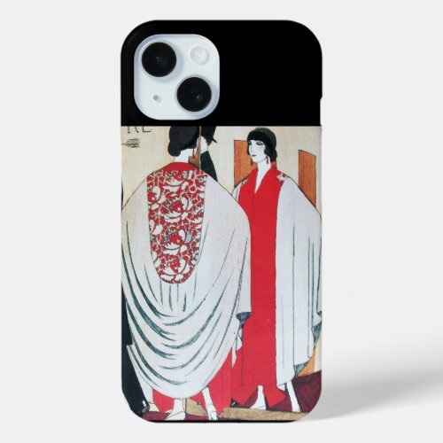 LADY IN THE MIRROR Art Deco Beauty Fashion  iPhone 15 Case