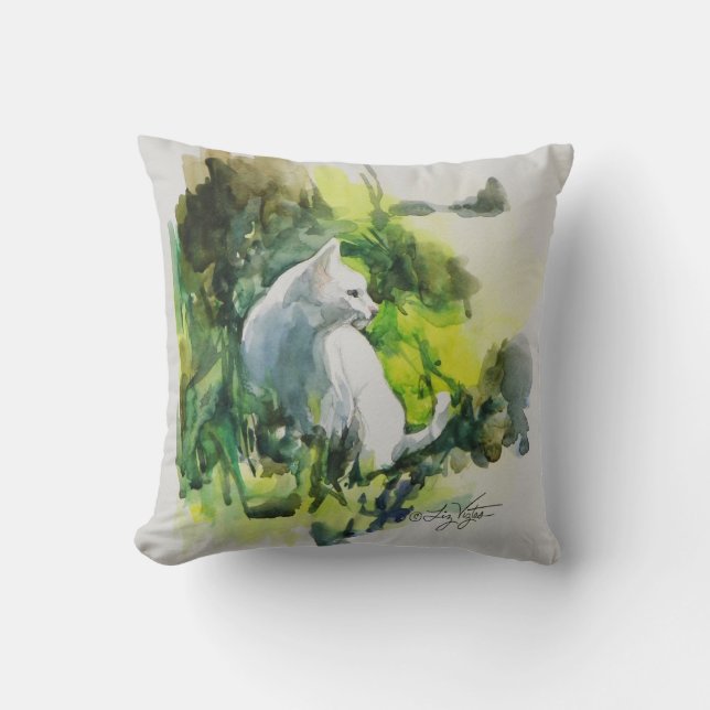 Lady In The Sun Pillow (Front)