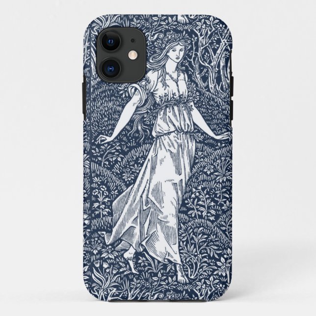lady in the Woods Case-Mate iPhone Case (Back)