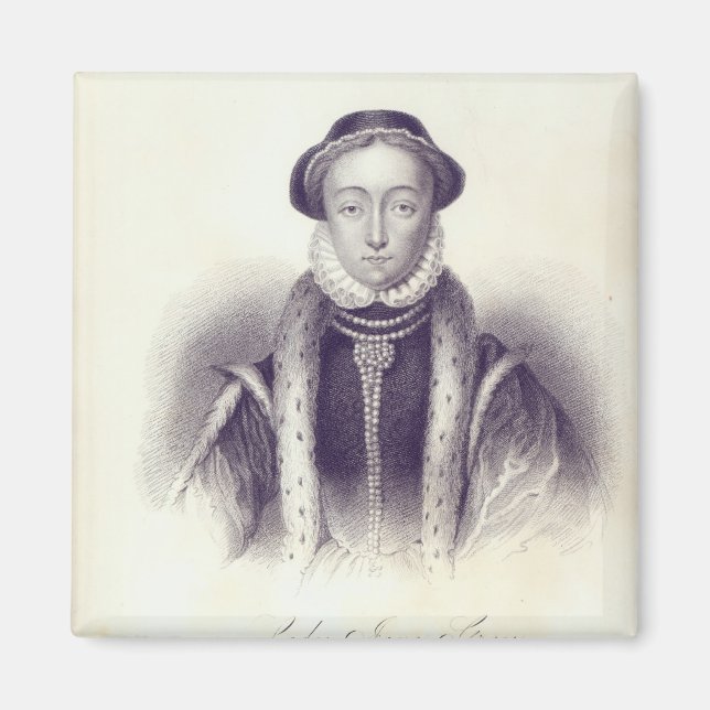 Lady Jane Grey, engraved by S. Freeman Magnet (Front)