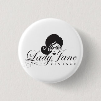Lady Jane Vintage Button Pin