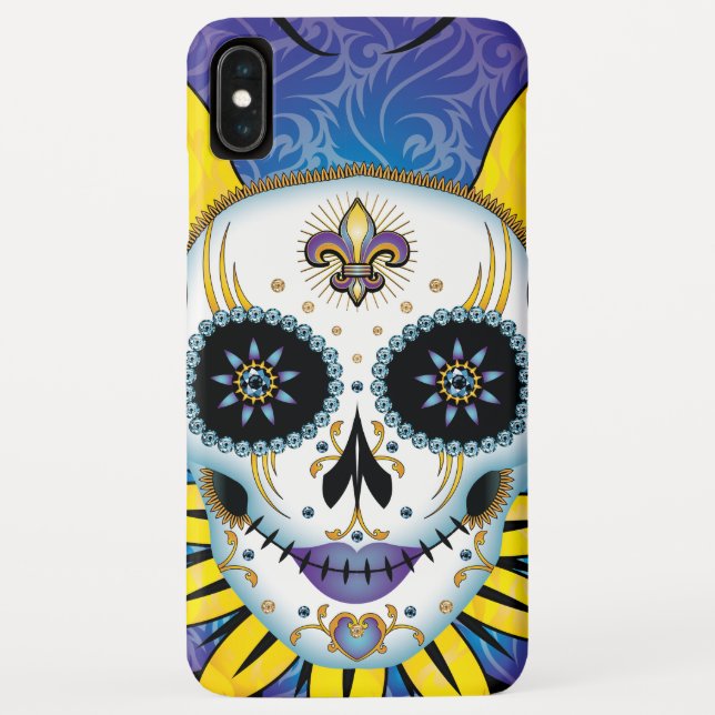 Lady Jester Skull Case-Mate iPhone Case (Back)