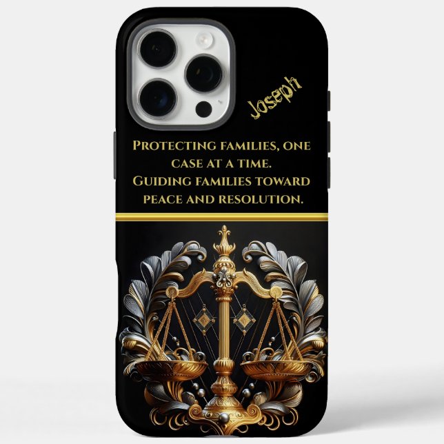 Lady Justice Balancing Scales Case-Mate iPhone Case (Back)