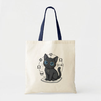 Lady Justice Black Cat Law Student Tote Bag Bag