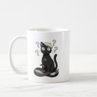 Lady Justice Black Cat Lawyer Coffee Mug