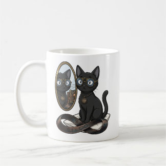 Lady Justice Black Cat Lawyer Coffee Mug