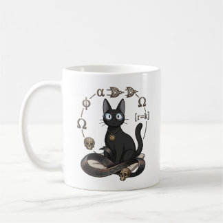 Lady Justice Black Cat Lawyer Coffee Mug