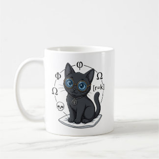 Lady Justice Black Cat Lawyer Coffee Mug