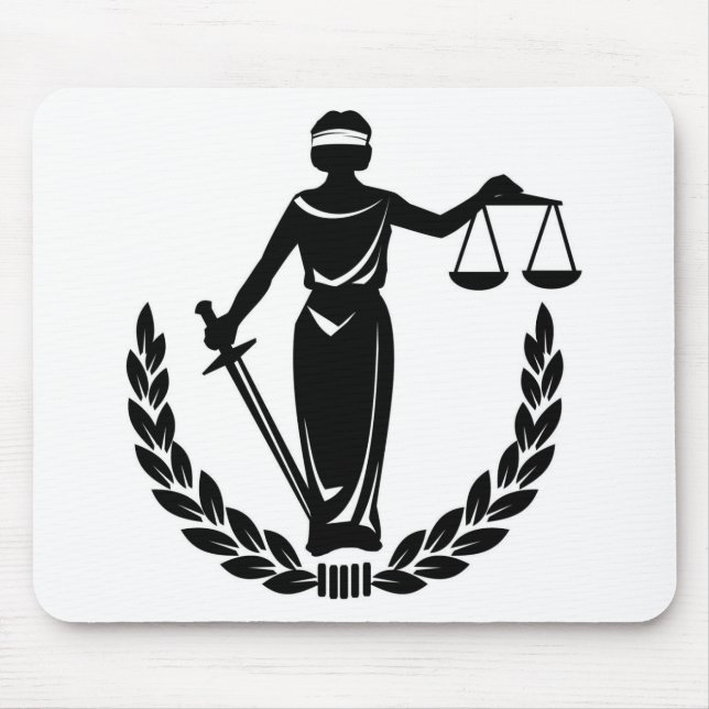 LADY JUSTICE CO. MOUSE PAD (Front)