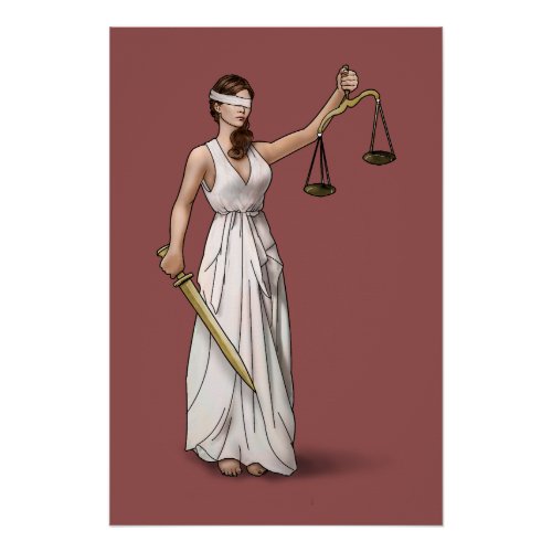 Lady Justice _ Marsala Poster