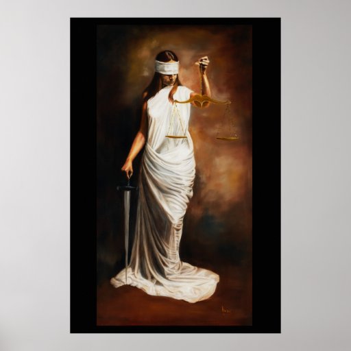 Lady Justice Poster | Zazzle