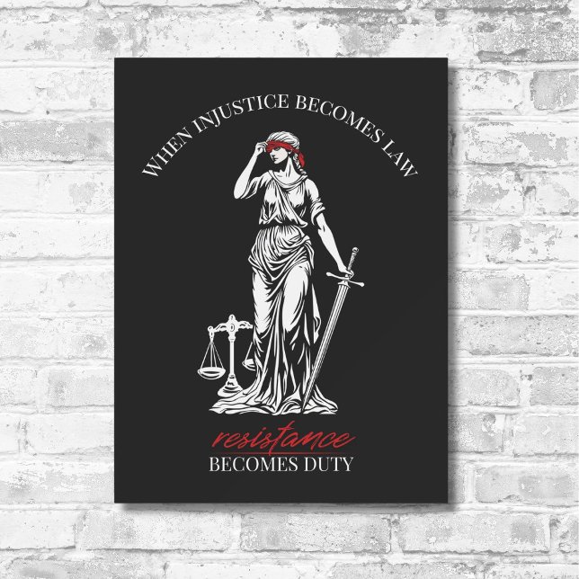 Lady Justice Resistance Foam Board (Creator Uploaded)