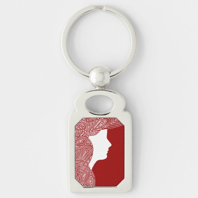 Lady Keychain (Front)