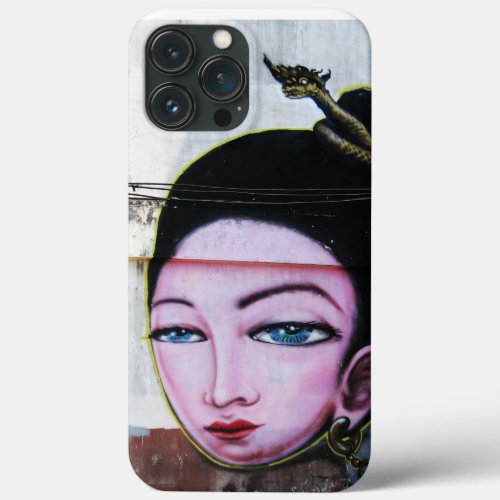 Lady Lao Graffiti Street Art iPhone 13 Pro Max Case