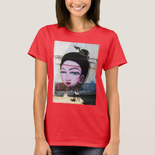 Lady Lao Graffiti Street Art T-Shirt