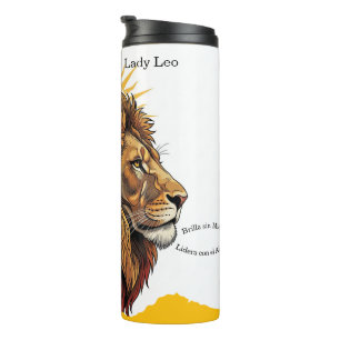 Lady Leo Leo Zodiac Thermal Mug