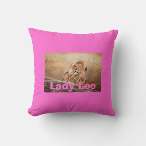 Lady Leo Lion Pillows