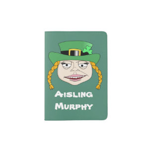 Lady Leprechaun Passport Holder