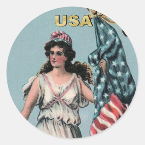 Lady Liberty 1 Sticker