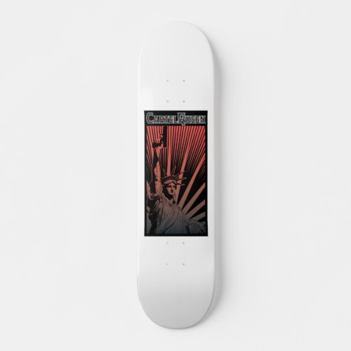 Lady Liberty 2nd Amendment Skateboard