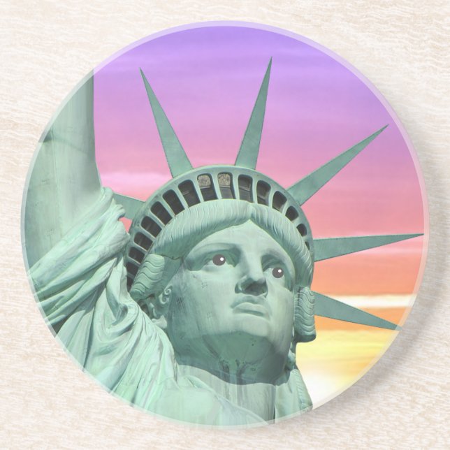 Lady Liberty and Sunrise Coaster (Front)
