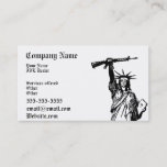 Lady Liberty Ffl Dealer Business Card 3 at Zazzle