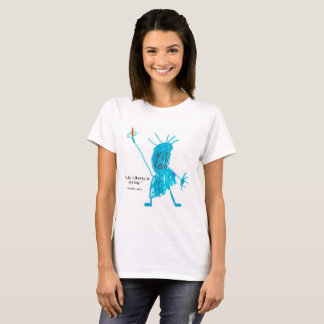 Lady Liberty is Crying T-Shirt