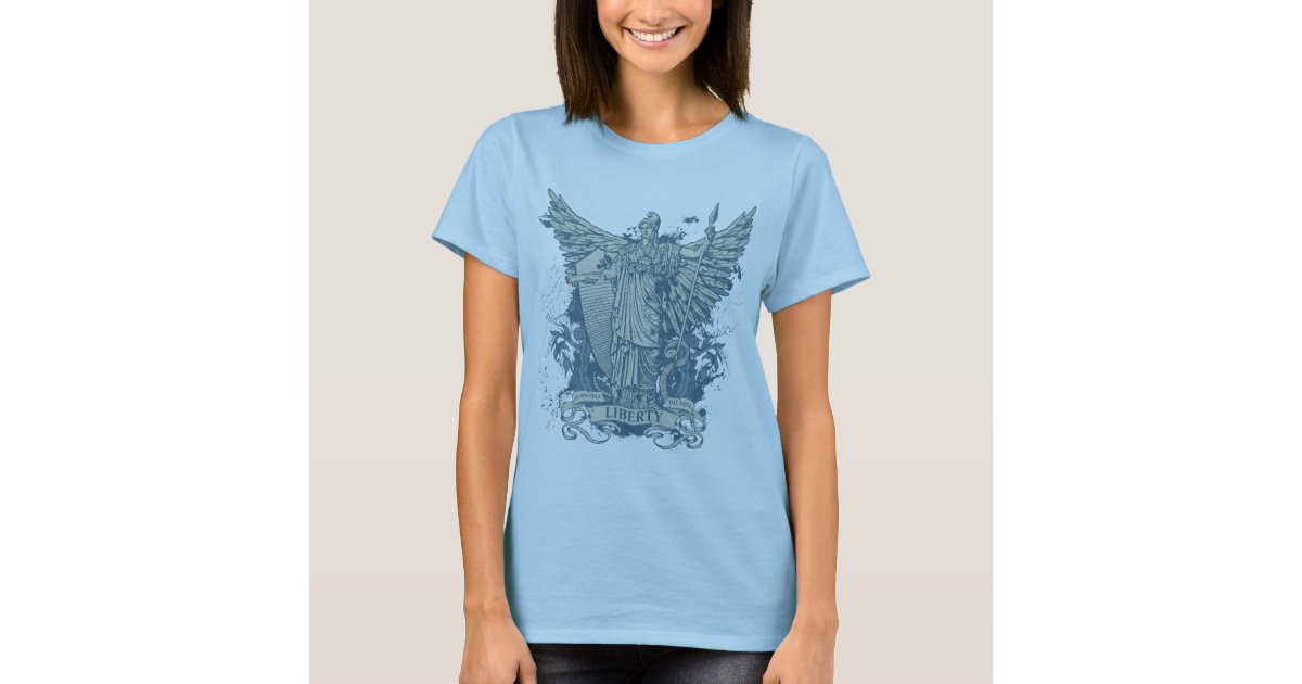 Lady Liberty (Libertas) Graphic T-shirt | Zazzle