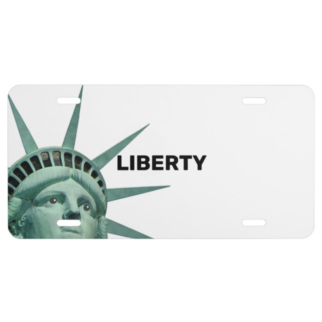 Lady Liberty License Plate (Front)