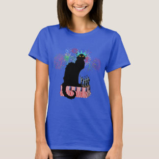 Lady Liberty - Patriotic Le Chat Noir T-Shirt