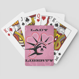 Lady Liberty Poker Cards