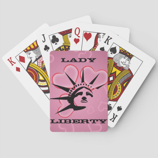 Lady Liberty Poker Cards (Back)