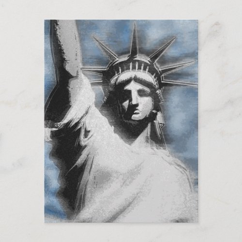 Lady Liberty Postcard