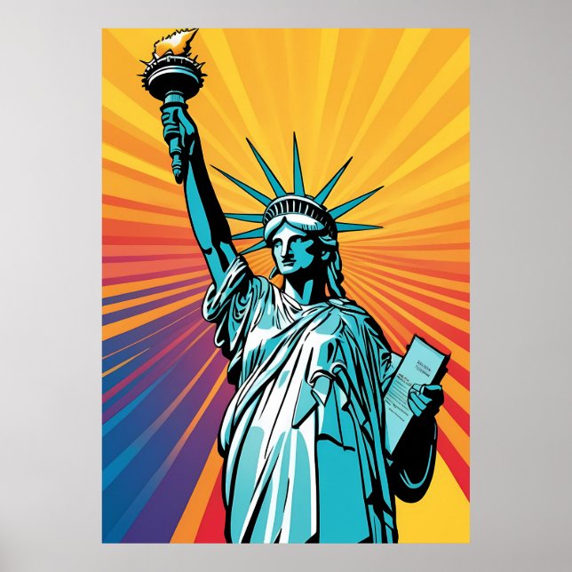 Lady Liberty Poster (Front)