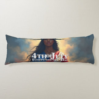 Lady Liberty Reimagined – A New Face of Freedom Body Pillow