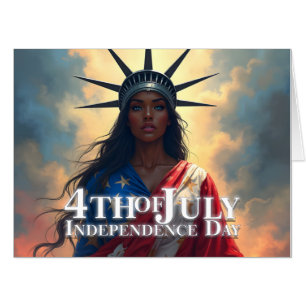 Lady Liberty Reimagined – A New Face of Freedom Card
