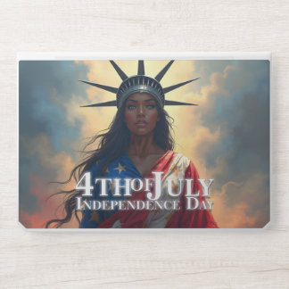 Lady Liberty Reimagined – A New Face of Freedom HP Laptop Skin