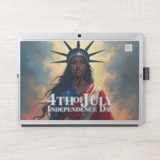 Lady Liberty Reimagined – A New Face of Freedom HP Laptop Skin