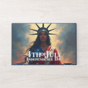 Lady Liberty Reimagined – A New Face of Freedom HP Laptop Skin