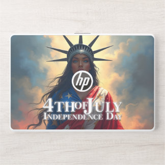 Lady Liberty Reimagined – A New Face of Freedom HP Laptop Skin