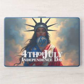 Lady Liberty Reimagined – A New Face of Freedom HP Laptop Skin
