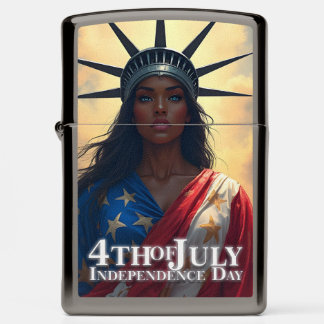 Lady Liberty Reimagined – A New Face of Freedom Zippo Lighter