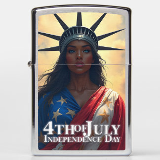 Lady Liberty Reimagined – A New Face of Freedom Zippo Lighter