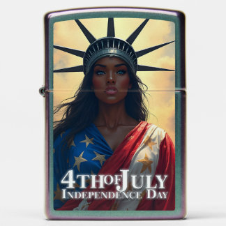 Lady Liberty Reimagined – A New Face of Freedom Zippo Lighter