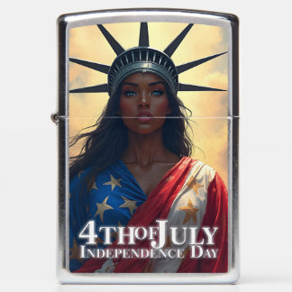 Lady Liberty Reimagined – A New Face of Freedom Zippo Lighter