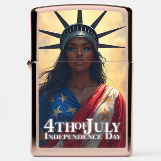 Lady Liberty Reimagined – A New Face of Freedom Zippo Lighter