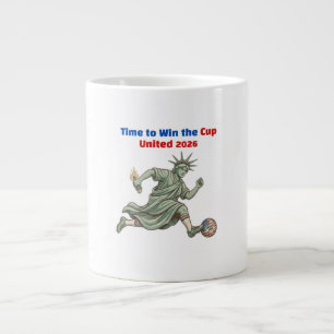  Lady Liberty Soccer 2026 Warming Up Coffee Mug